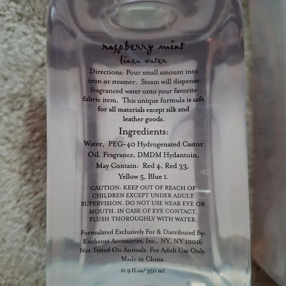 Bed Bath & Beyond Linen Spray & Water Raspberry Mint, Gift Set, Mid Y2K Unused - Picture 5 of 11